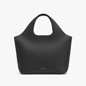 Cuyana mini system tote bag with wide cross body strap